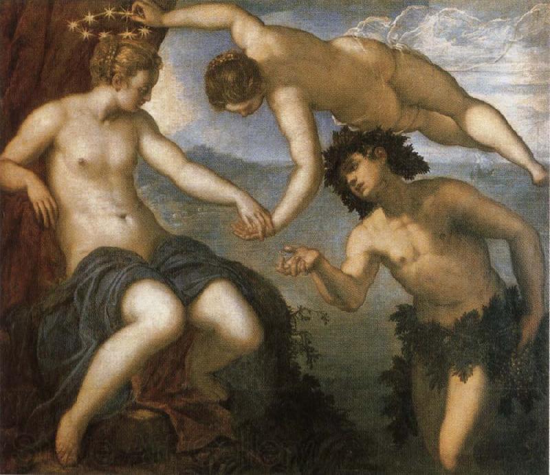 Jacopo Tintoretto Bacchus and Ariadne Germany oil painting art